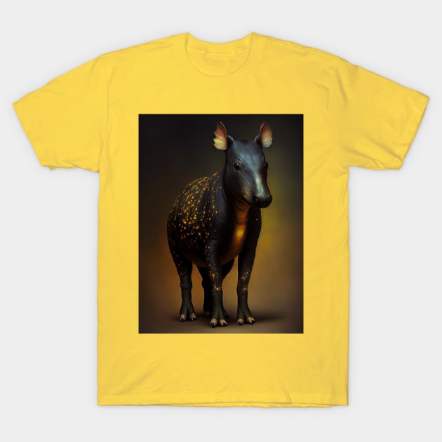 Asian Malayan Tapir T-Shirt by ABART BY ALEXST 